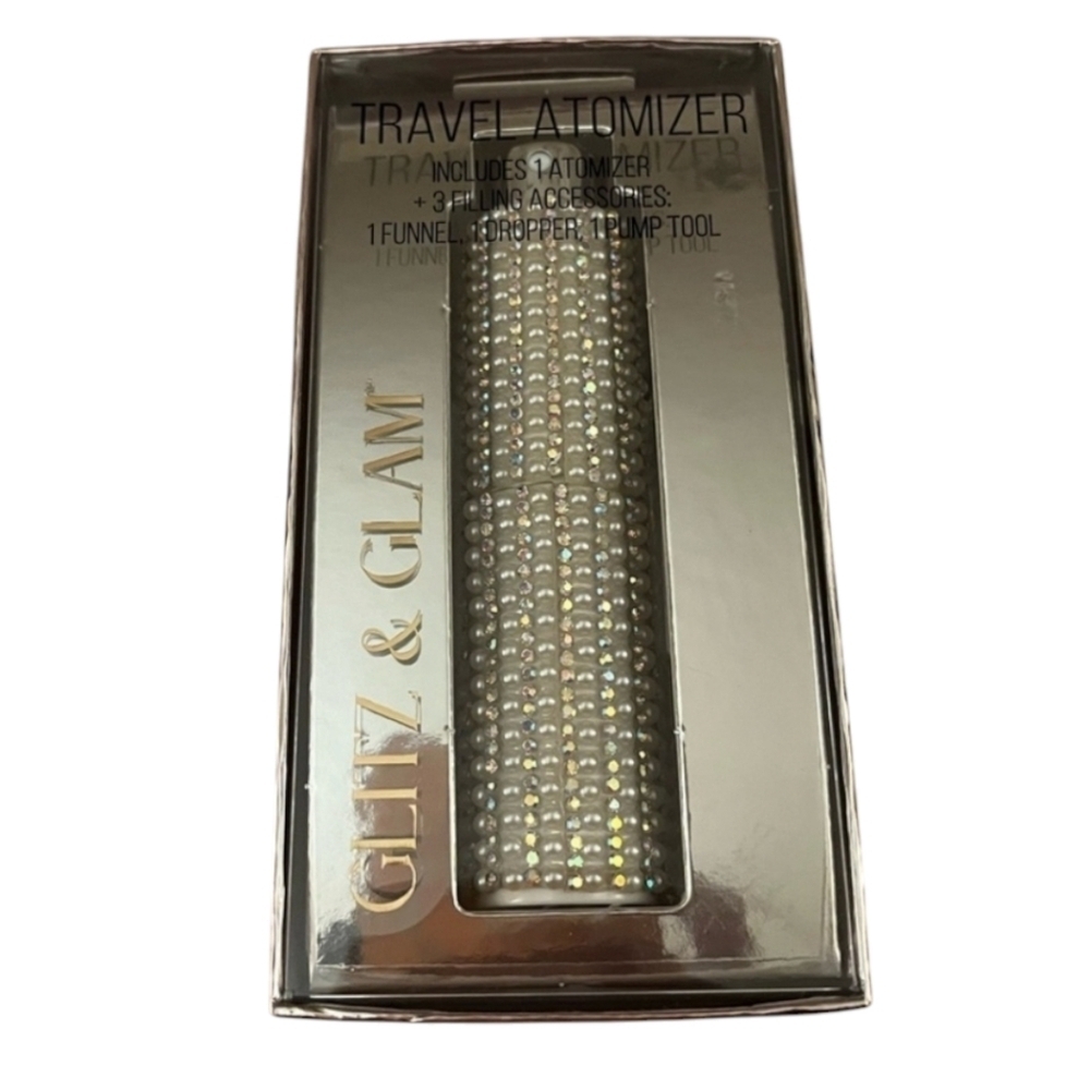 🤍▪️Glitz & Glam▪️ Silver Travel Atomizer 8ml